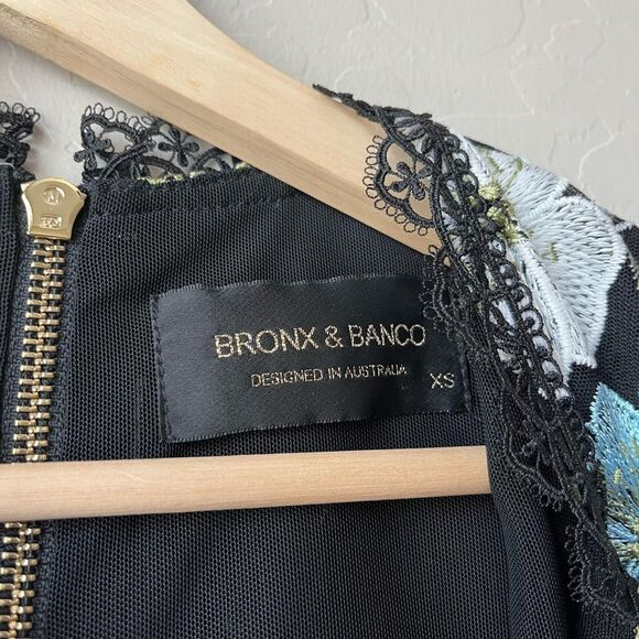 Bronx and Banco Black Floral Mini Dress - Picture 6 of 11